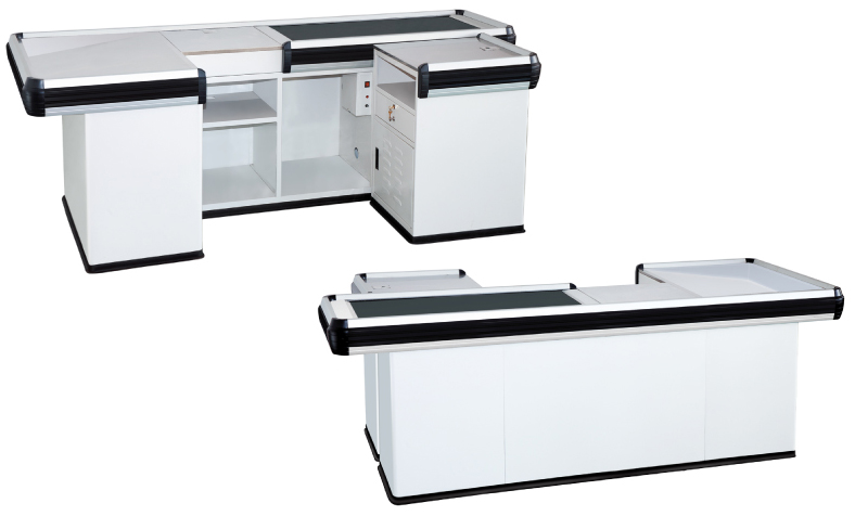 Manufacturers customized best-selling supermarket checkout mall checkout convenience store checkout counter collection counter Specification drawing