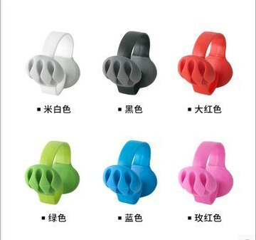 桌面插头电线整理固定夹 集线器电源线绕线器卡扣理线器详情图3