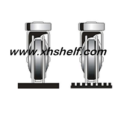 Customized 4 "5" universal caster supermarket trolley shopping cart wheel polyurethane three-line elevator wheel Application Scenario