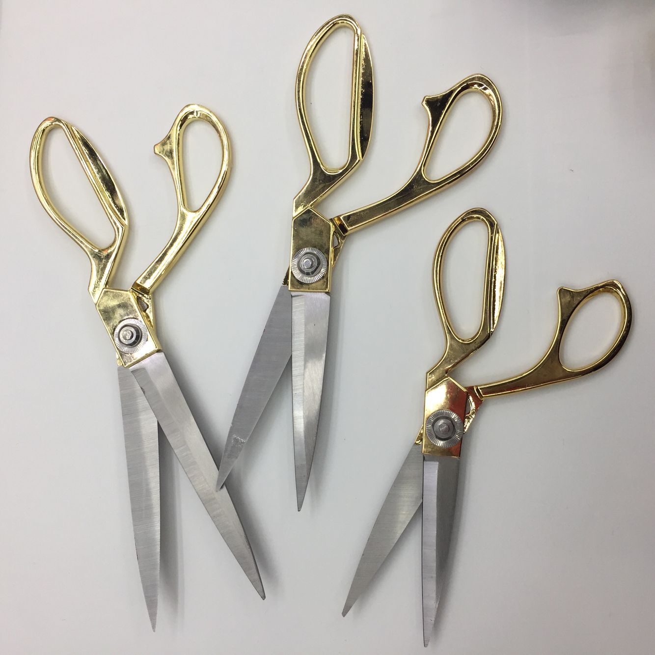 不锈钢镀金裁缝剪 合金服装缝纫剪喜庆剪刀礼品剪刀婚庆剪彩典礼