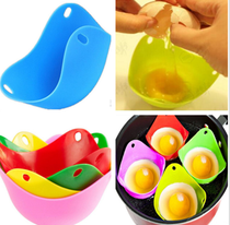 Multi-color non-toxic high temperature resistant silicone egg steamer egg tray food grade silicone egg poacher silicone egg omelette food grade