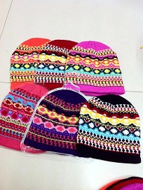 2010 Winter New Women Knitted Hat Jacquard Snowflake Yiwu Foreign Trade Original Single Export To Europe And The United States A Hair