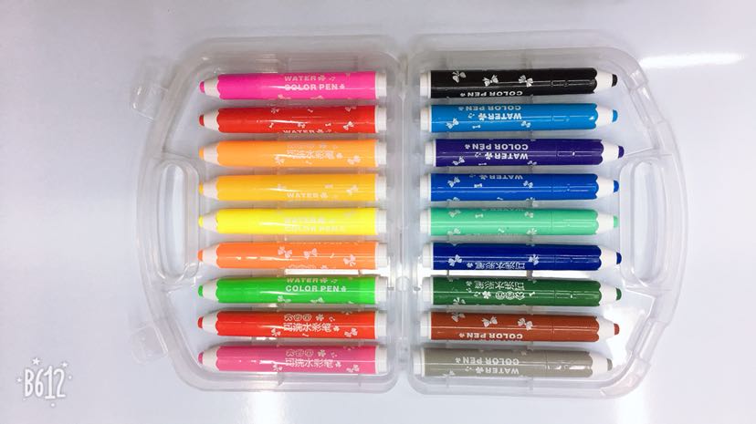 Large Capacity Washable Watercolor Pen Bolen 702-18 Color details Picture