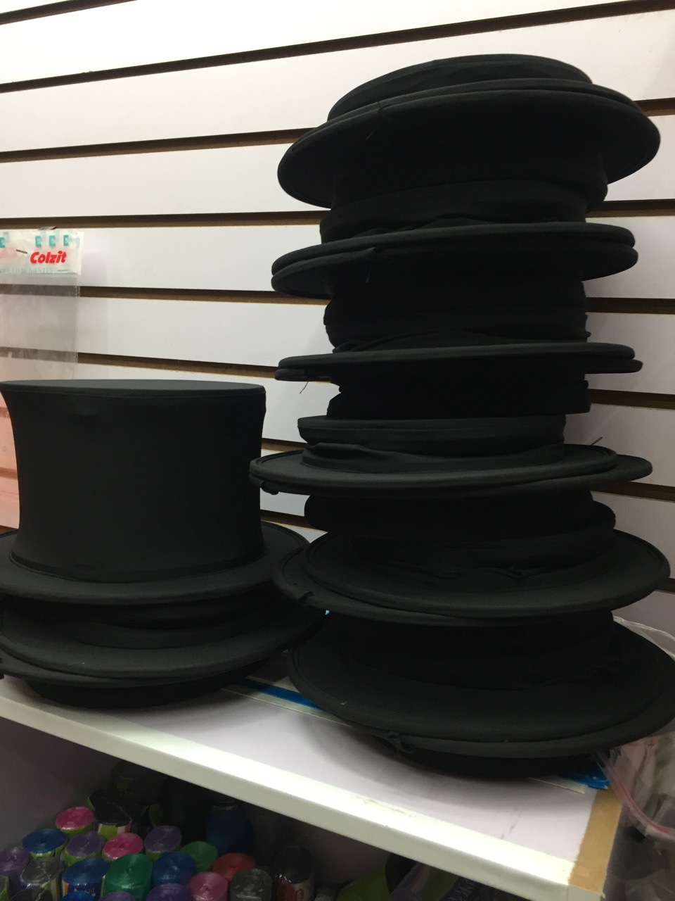 Magic Top Hat Folding Top Hat New Strange Creative Gift details Picture