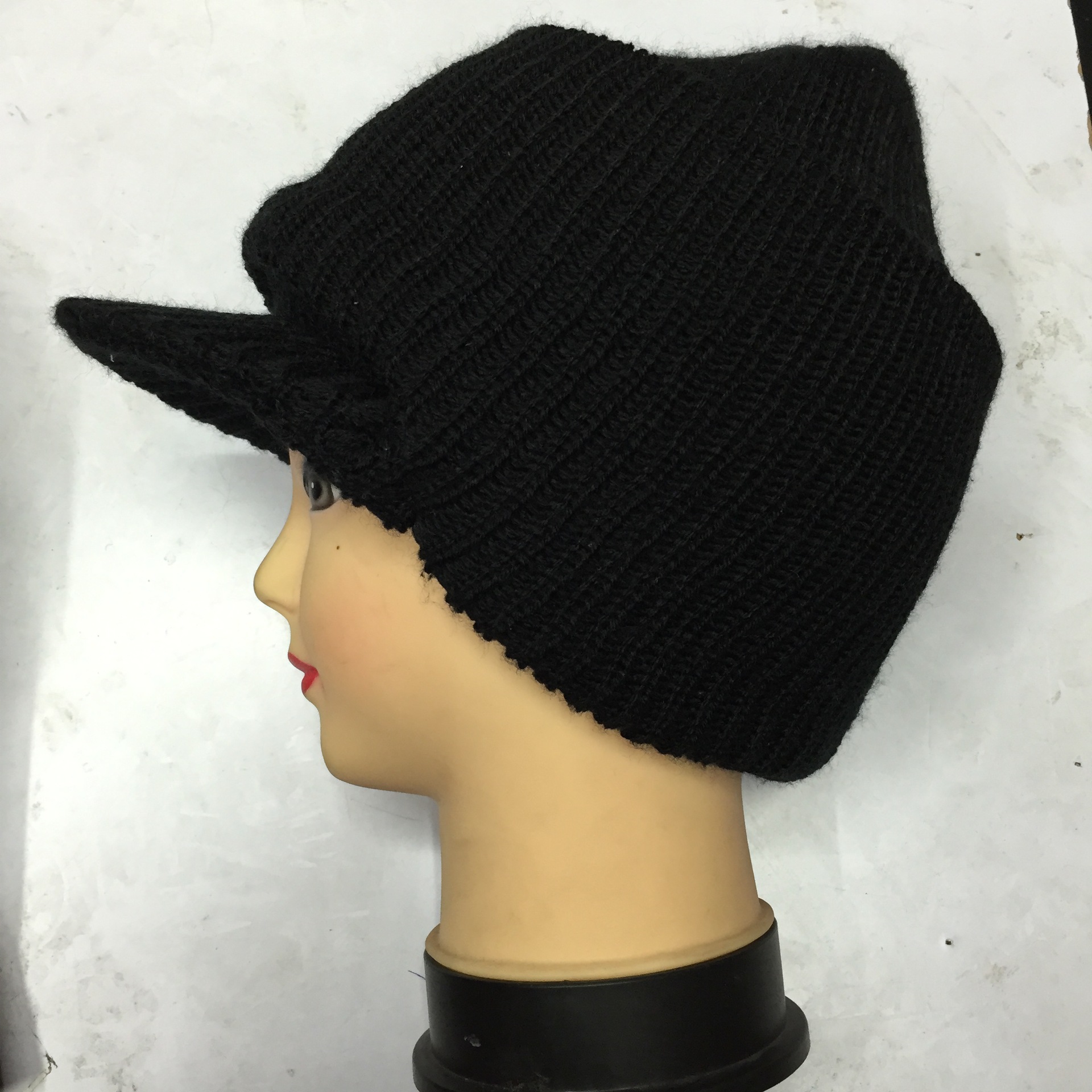 Single-Hole Zipper Knitted Hat Male Windproof Foreign Trade Yiwu Foreign Trade International Trade City Hat Wholesale details Picture