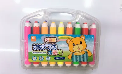 Large Capacity Washable Watercolor Pen Bolen 702-18 Color