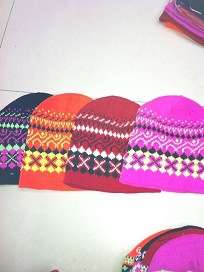 2010 Winter New Women Knitted Hat Jacquard Snowflake Yiwu Foreign Trade Original Single Export To Europe And The United States A Hair Specification drawing