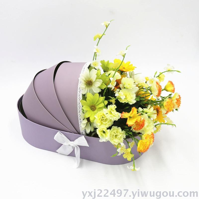 Spot Chinese Valentine's Day flower gift box immortal flower box cradle flower baby gift box soap flower box report