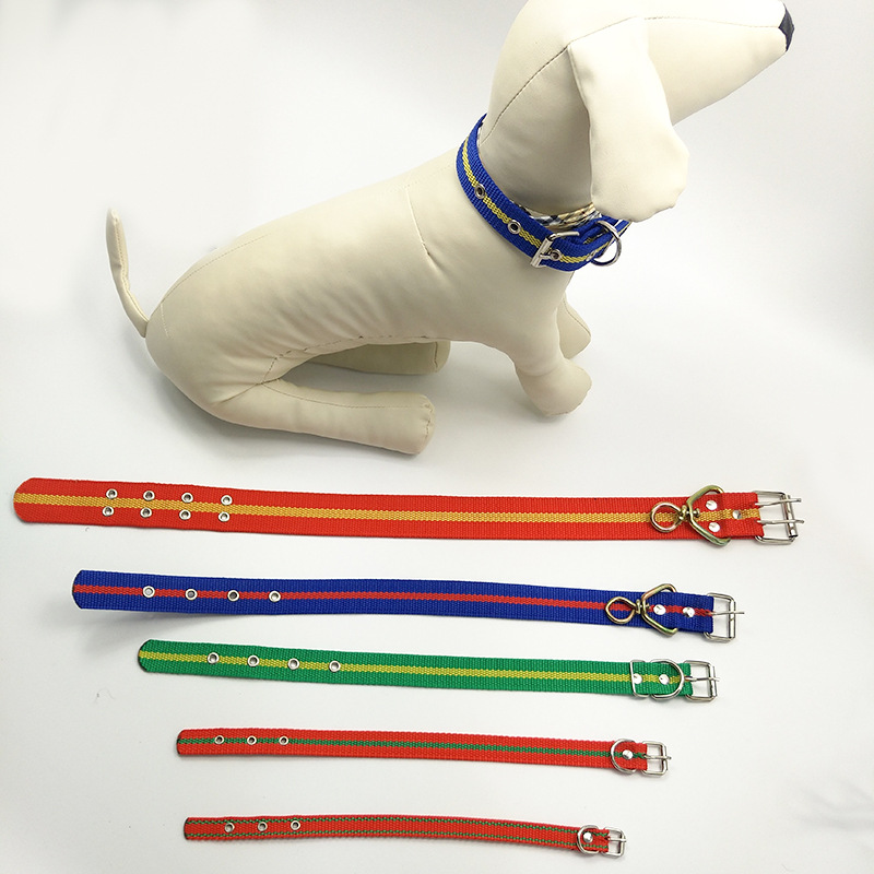 厂家直销狗狗项圈 丙纶宠物项圈 结实低价