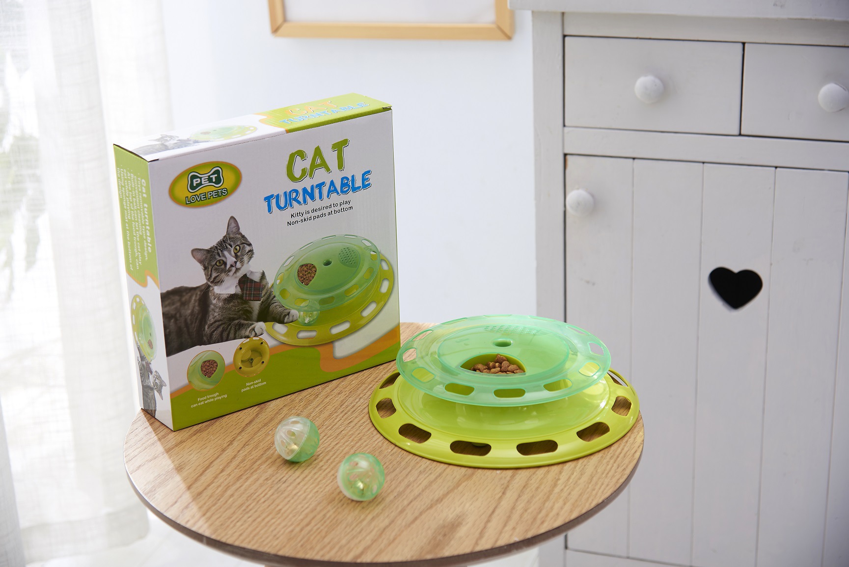 New cat toys, cat play plates, combination cat tracks, cat intelligence toys, crazy play plates, cat teasing sticks details Picture