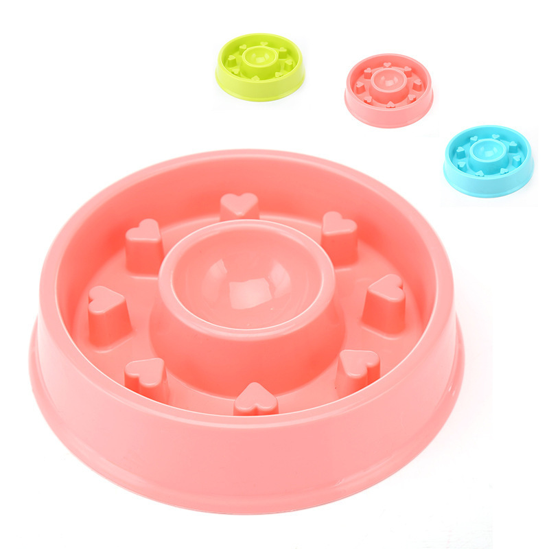 雅贝爱心慢食碗防噎碗宠物智力碗狗碗细嚼慢咽专用碗狗盆纸盒包装