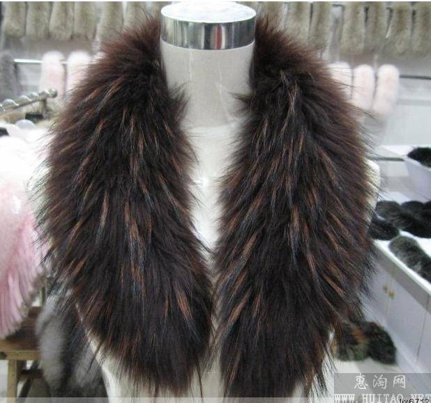High-quality imitation fox fur collar coat collar large collar fur coat collar fur collar fox fur collar collar textile details Picture