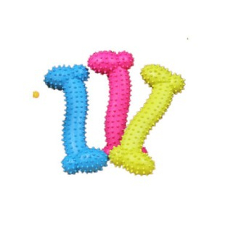 Factory direct sales of TPR rubber pet toys, which are resistant to biting big bones. Dogs grind their teeth and chew rubber toys Specification image