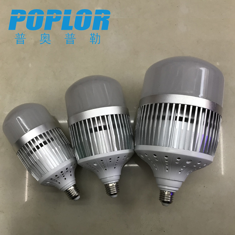 LED high power bulb 30W aluminum factory workshop warehouse fin cooling bulb