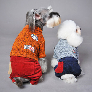 Clearance sale of 2015CQ Autumn/Winter New stylish Korean-style pet clothing sets, Teddy dog pet clothing and supplies details Picture
