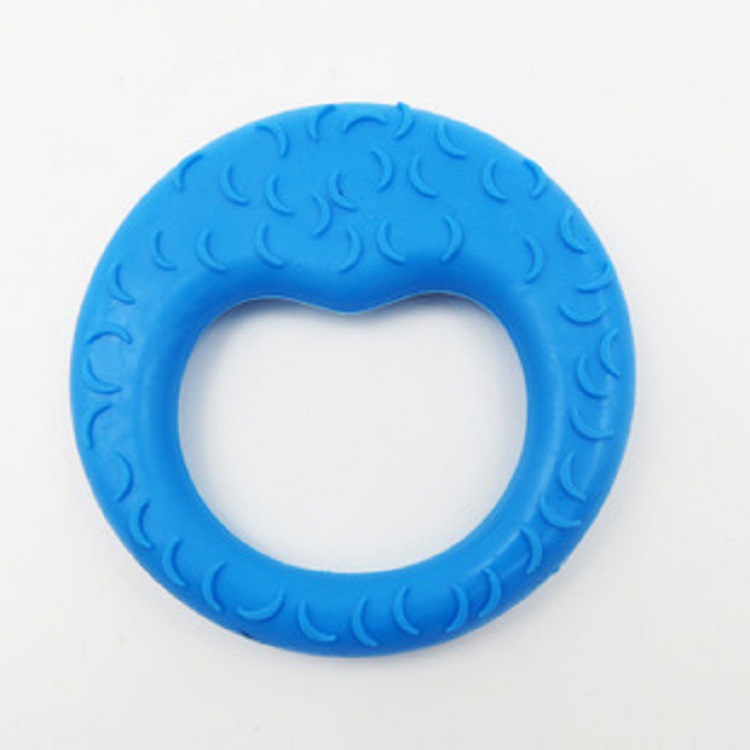 Pet TPR rubber moon-shaped toys, wholesale of pet supplies, dog and cat biting toys, TPR toys details Picture