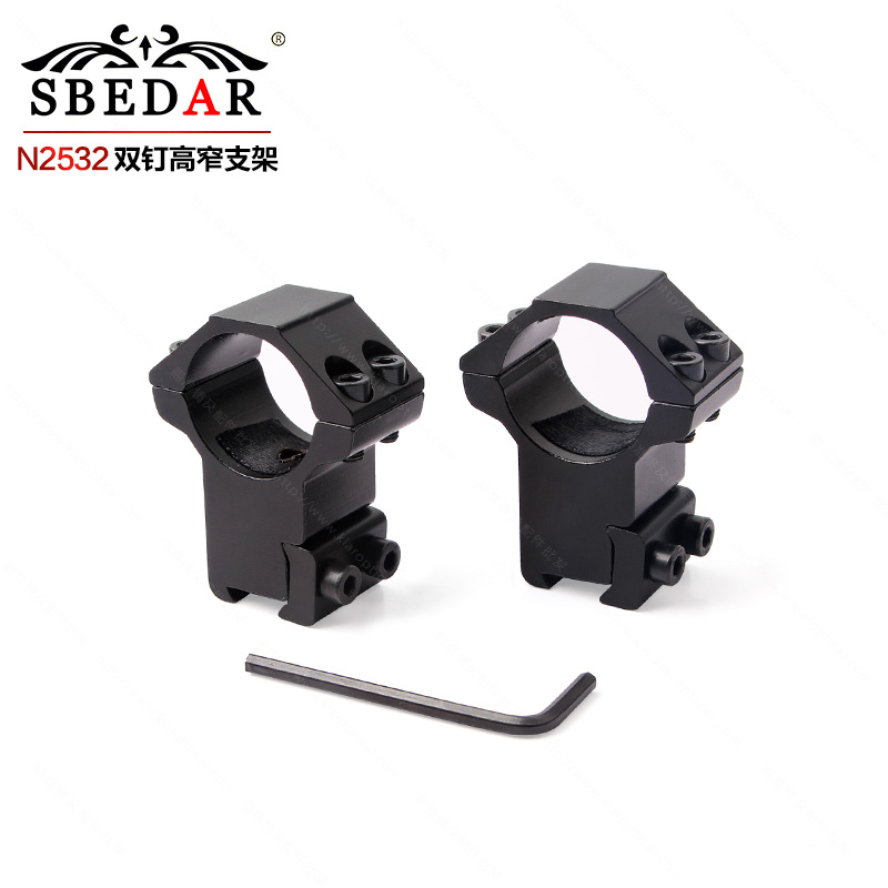 25 diámetro de la tubería doble clavo alto soporte estrecho 11mm clip boca mira abrazadera