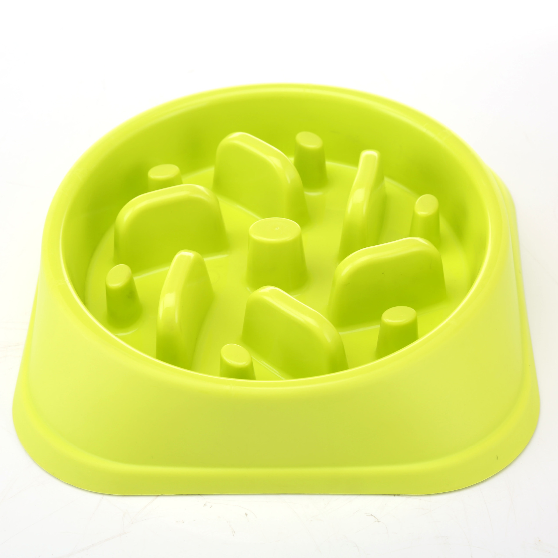 Yabei Rotating Jungle Dog Anti-Choking Bowl, fan-shaped anti-slip pet Dog Bowl, Special bowl for chewing and slow Eating, dog basin Factory Direct sales Application Scenario
