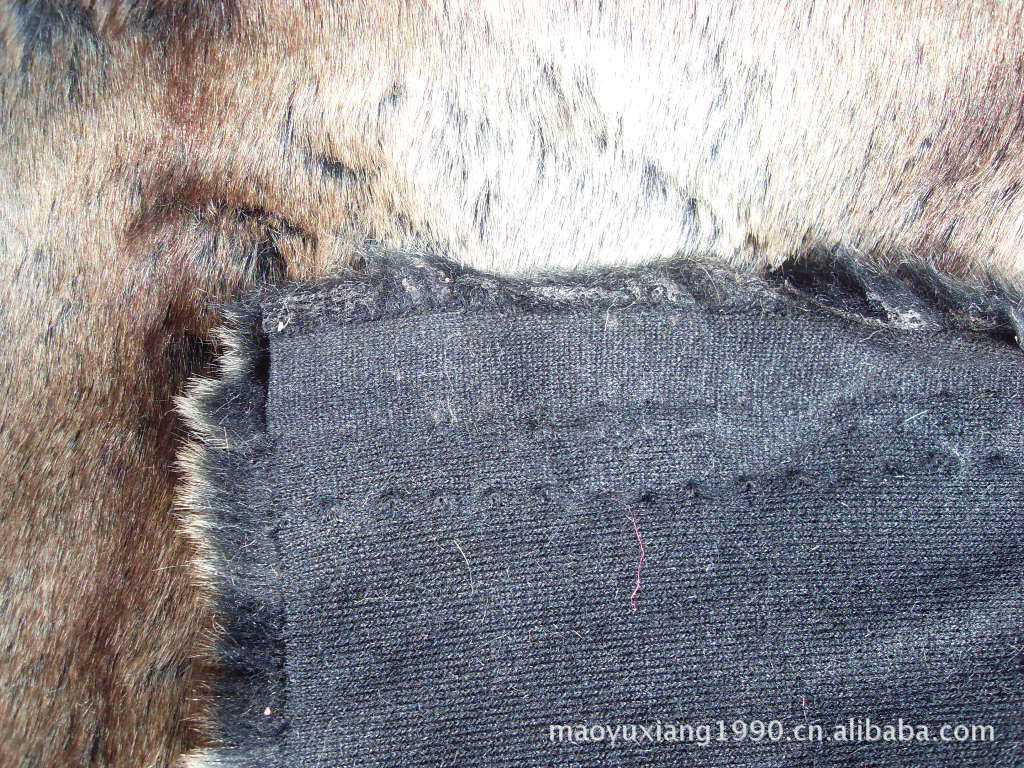 Three-color printed artificial fur velvet fabric factory direct sales, Cixi plush background fabric counter fabric Specification image