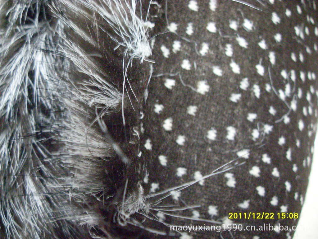 Peacock plush factory direct sales of artificial fur velvet fabric, Cixi plush Specification image