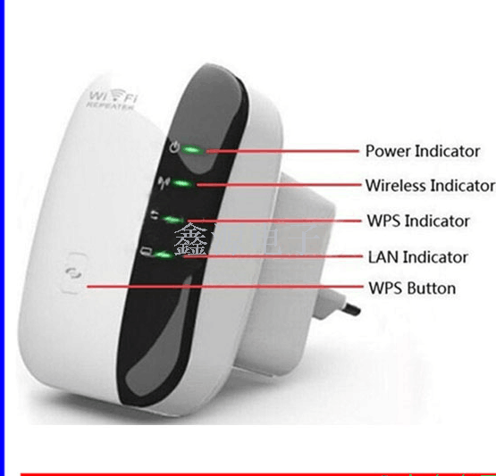 WiFi中继器 Wireless-N Wifi Repeater 802.11n/b/g 300Mbps图
