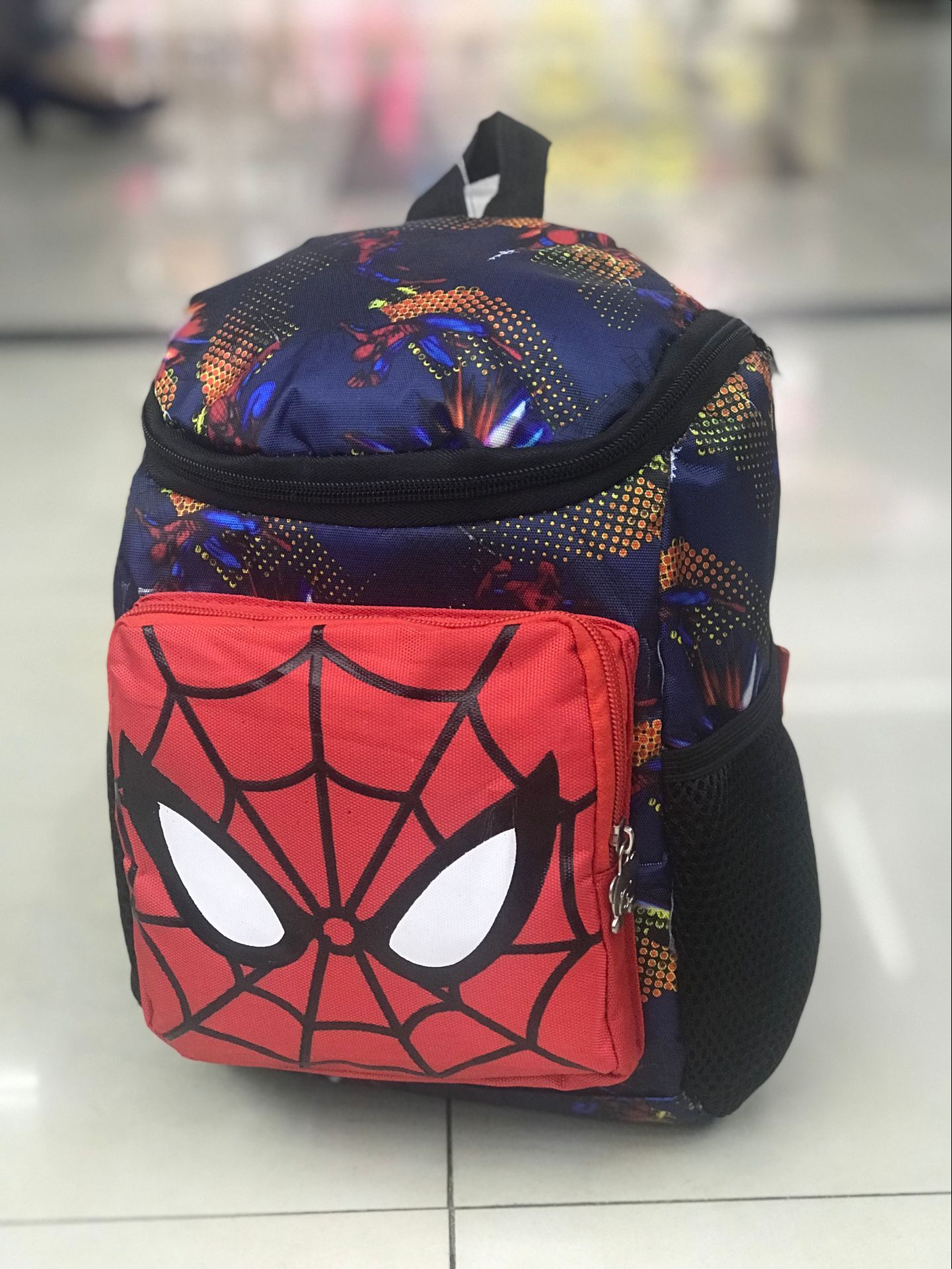 Love Dance Children's Backpack, Student kindergarten Spider-Man Cartoon Student Preschool Schoolbag details Picture
