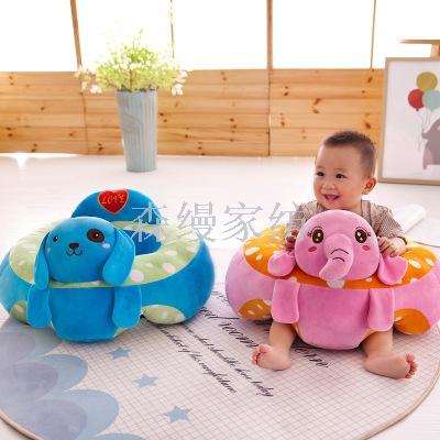 Manruoxi Spot Embroidery Baby Seats Plush Toys Cartoon Children Sofa Dining Chair Lazy Chair details Picture