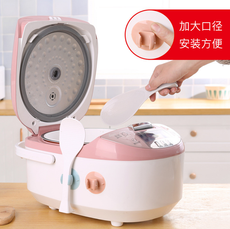 Rice cooker rice spoon rack, kitchenware, household suction cup type rice spoon seat storage rack, creative storage small tool