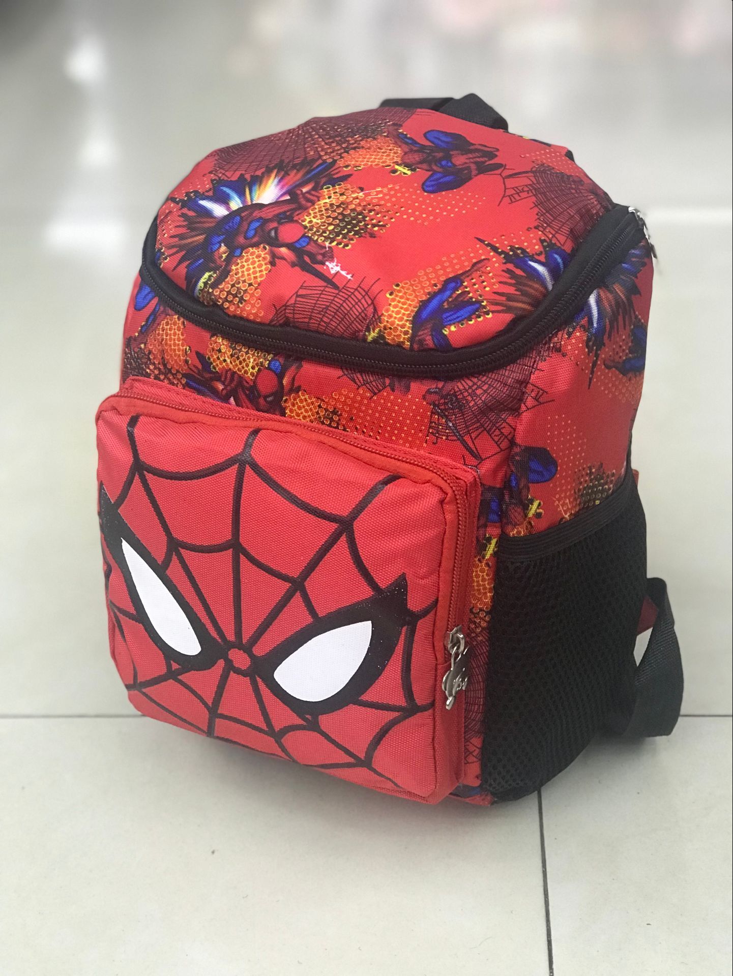 Love Dance Children's Backpack, Student kindergarten Spider-Man Cartoon Student Preschool Schoolbag Specification image
