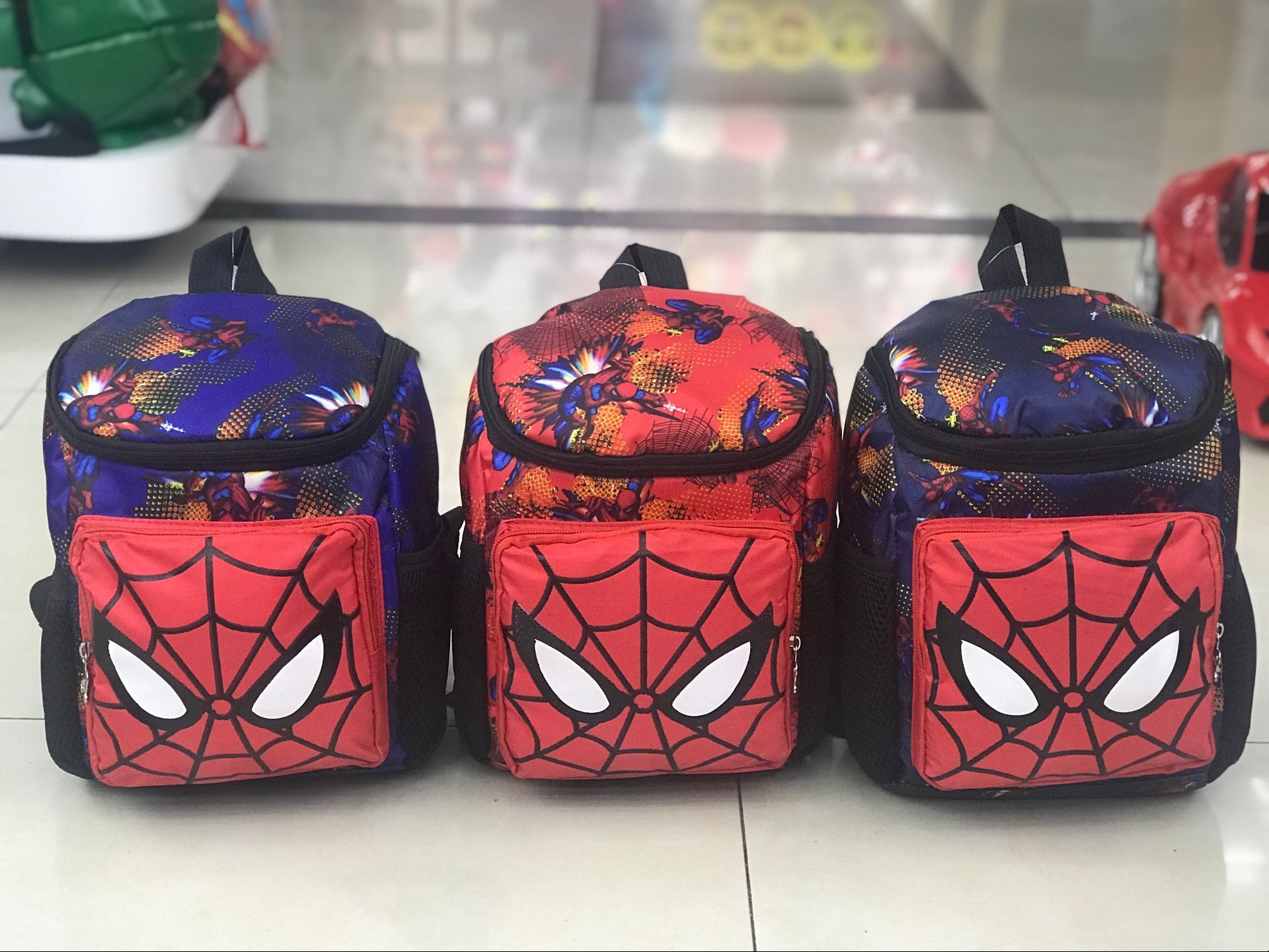 Love Dance Children's Backpack, Student kindergarten Spider-Man Cartoon Student Preschool Schoolbag