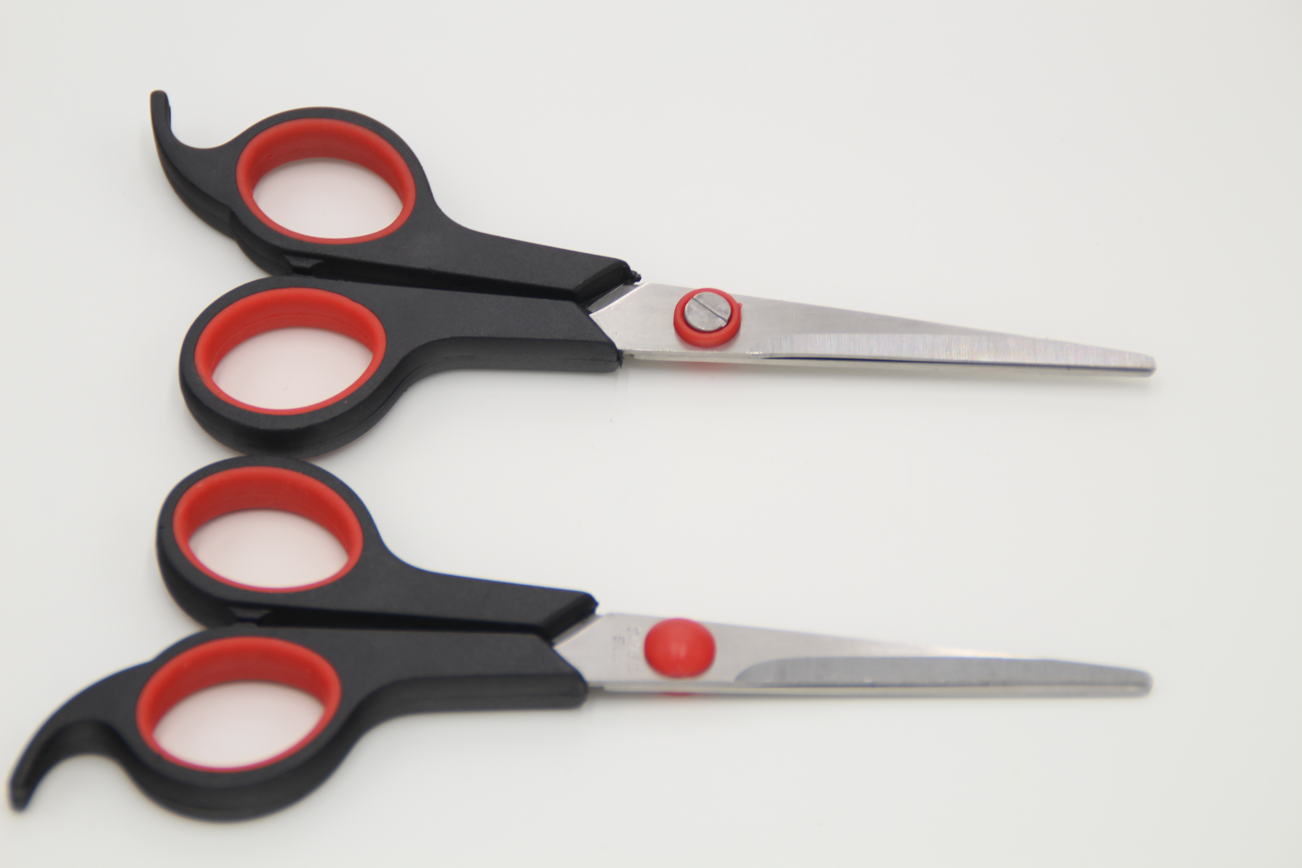 Student scissors, office scissors, stainless steel student scissors, office knife scissors, rubber plastic stainless steel student scissors details Picture