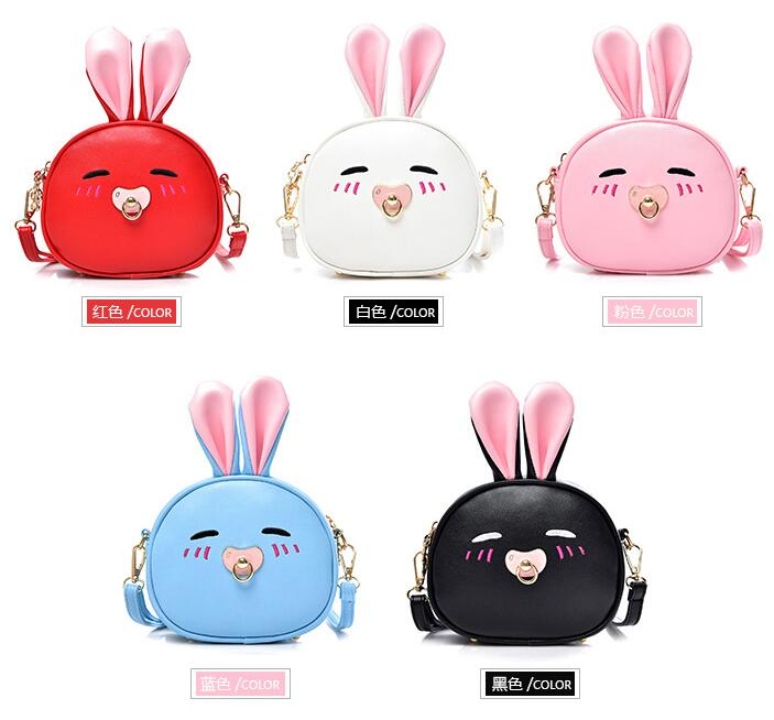 Children's backpack, student, kindergarten, 2-6-year-old rabbit cartoon student, preschool schoolbag
