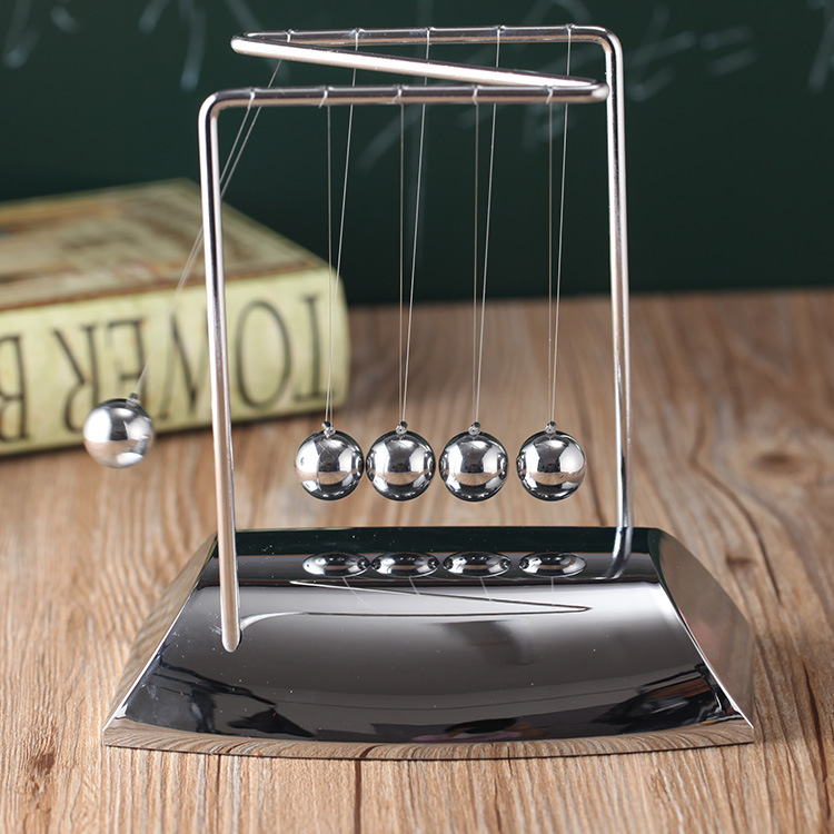 Z shape electroplating Newton swing ball metal collision billiard ball collision bead science education articles