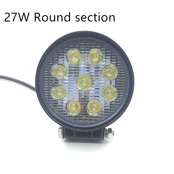 27W LED spotlights for automobiles, ultra-bright and powerful working lights details Picture