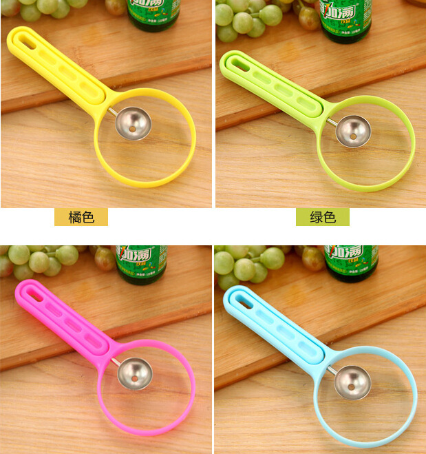 炫彩瓜果省力不伤手去皮器 易清洗水果挖瓤器2件套细节图