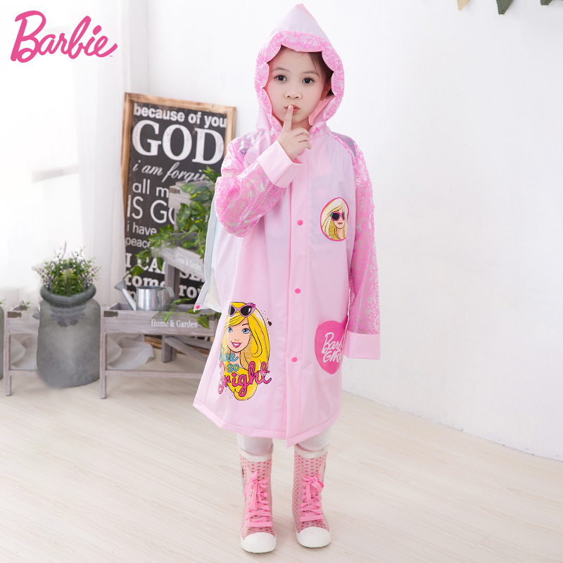 Thickened non-disposable inflatable brim children's backpack raincoat, student schoolbag position raincoat, yuyi raincoat wholesale Specification image