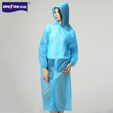 爆款 成人非一次性雨衣PEVA环保轻便雨衣 有袖旅游户外雨衣 yuyi