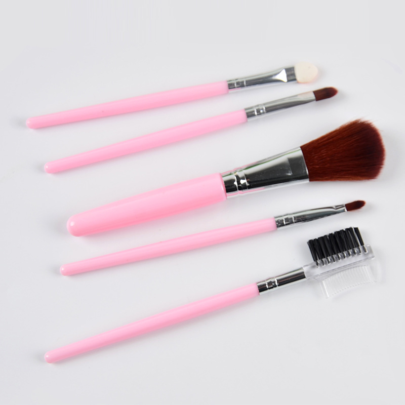 5 makeup brushes set for beginners Makeup tools set brush set for blush brush Foundation brush eyeshadow brush details Picture