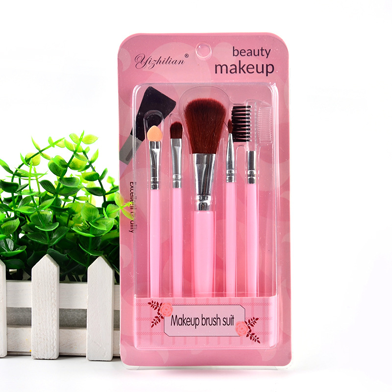 5 makeup brushes set for beginners Makeup tools set brush set for blush brush Foundation brush eyeshadow brush full figure