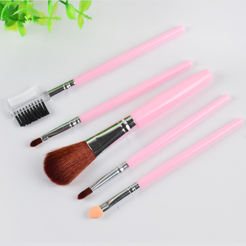 5 makeup brushes set for beginners Makeup tools set brush set for blush brush Foundation brush eyeshadow brush Specification drawing