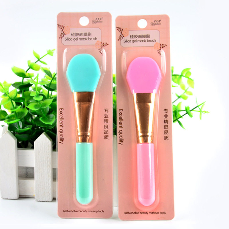 Edran Silicone mask brush silicone brush soft head adhesive DIY mask tool 9057