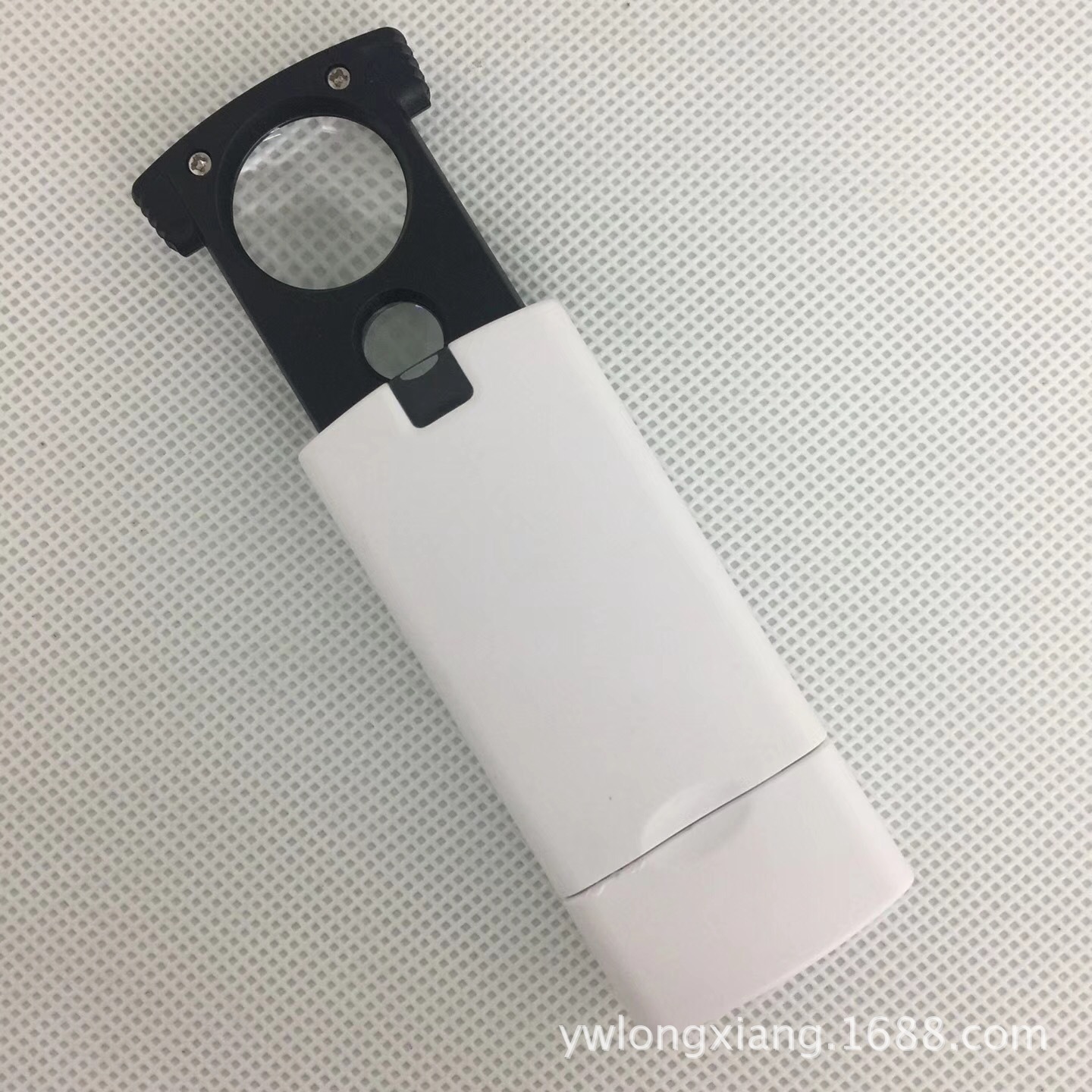 手持便携抽拉式20倍45倍 高倍珠宝玉石鉴定 带LED灯 放大镜 92045