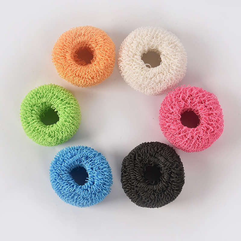 洗锅新款不沾油 不伤涂层锅的清洁球 涤纶纤维清洁球 批发细节图