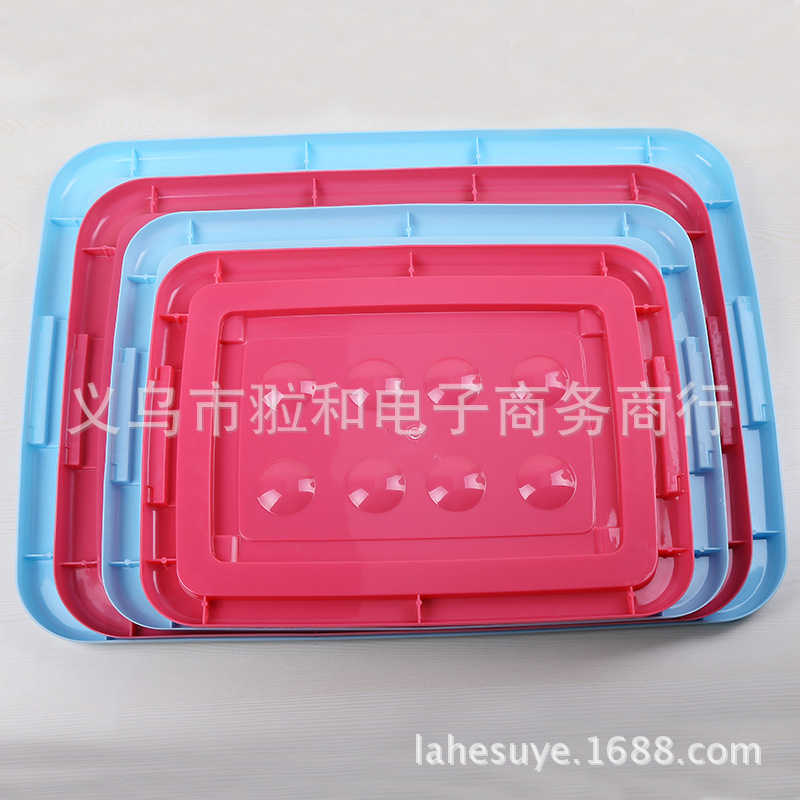 新品上市居家pp带盖收纳箱 玩具食品存放环保储物箱 厂家直销