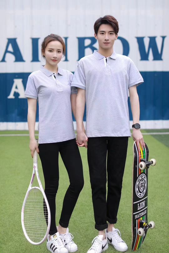 男士POLO衫实物图