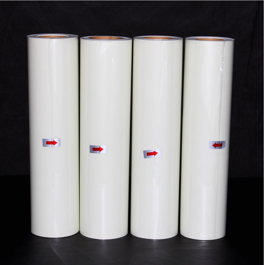 Guangyintong luminous engraved film heat transfer pu film heat transfer luminous T-shirt material Specification image