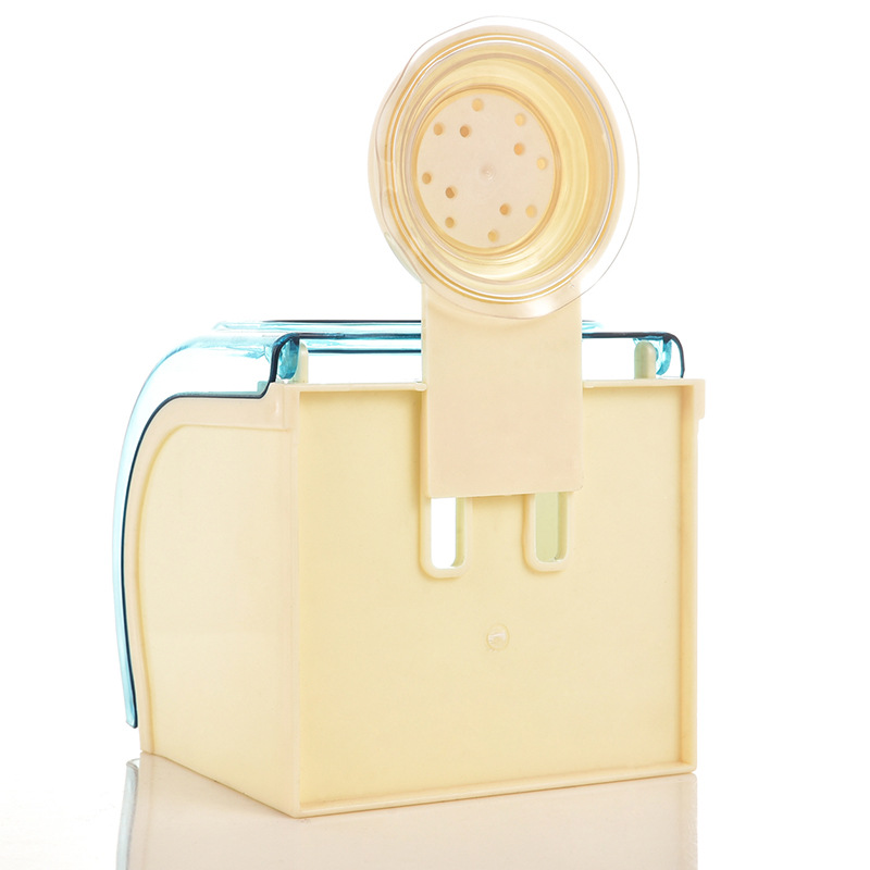 Toilet paper holder with suction cup tissue box toilet paper holder with non-punch suction cup paper box toilet paper holder with waterproof roll Application Scenario