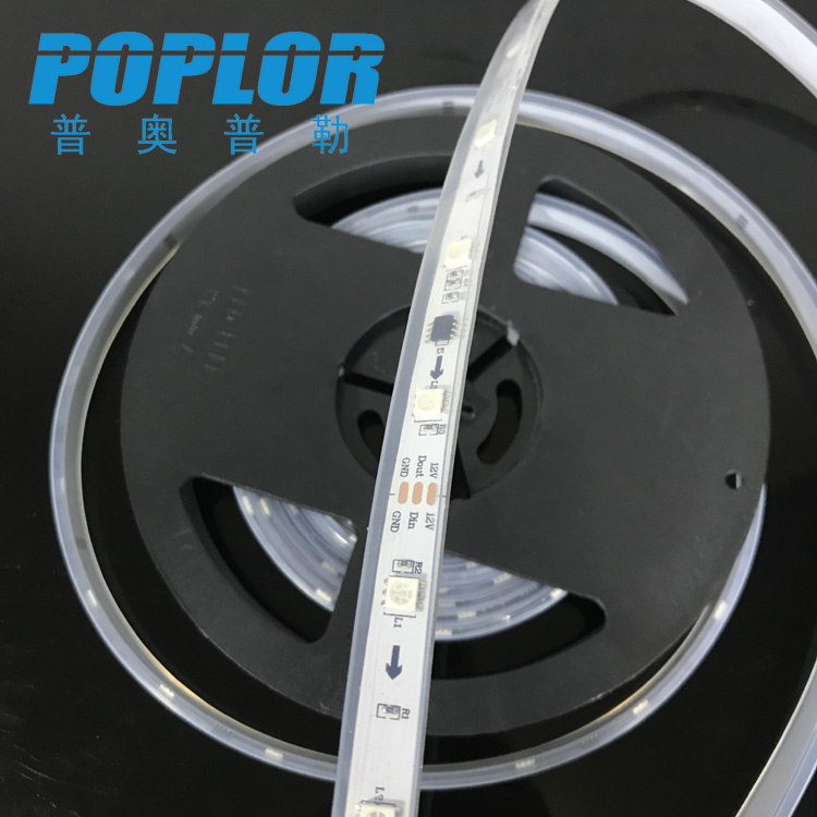 LED外控跑马软灯带 RGB灯条5050低压12V套管防水