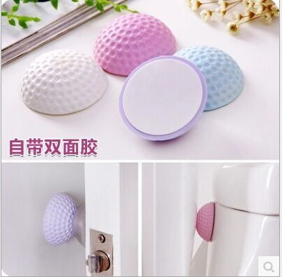 加厚静音门后墙面防撞垫高尔夫球造型防碰垫门把手门锁防护垫