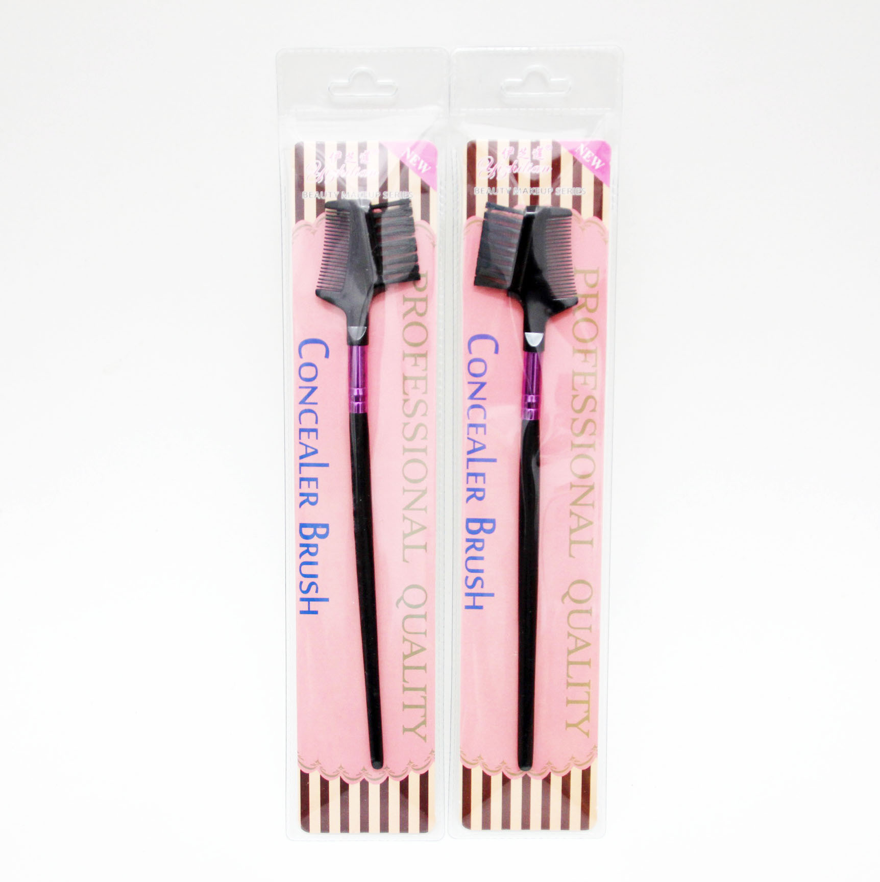 Izhlin dual - purpose double - head eyebrow comb long rod makeup brow brush brow brush makeup tool brow brush 9043